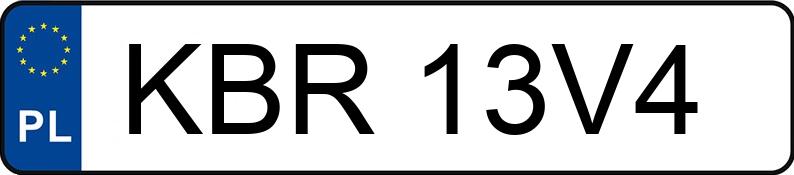 Numer rejestracyjny KBR 13V4 posiada RENAULT MEGANE SCENIC 1.5 DCI - KBR13V4