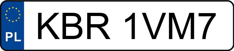 Numer rejestracyjny KBR 1VM7 posiada VOLKSWAGEN GOLF - KBR1VM7 Numer rejestracyjny KBR 1VM7 posiada VOLKSWAGEN GOLF - KBR1VM7