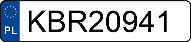 Numer rejestracyjny KBR 20941 posiada TOYOTA Yaris 1.0 MR`20 E6d Comfort - KBR20941