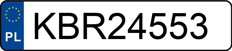 Numer rejestracyjny KBR 24553 posiada MERCEDES-BENZ C300 4MATIC - KBR24553