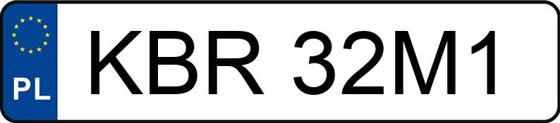 Numer rejestracyjny KBR 32M1 posiada FIAT BRAVO - KBR32M1 Numer rejestracyjny KBR 32M1 posiada FIAT BRAVO - KBR32M1