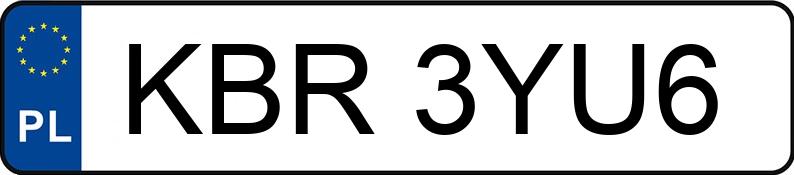 Numer rejestracyjny KBR 3YU6 posiada BMW 520D XDRIVE - KBR3YU6