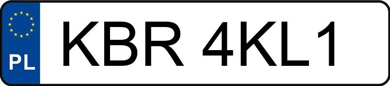 Numer rejestracyjny KBR 4KL1 posiada BMW 520 - KBR4KL1