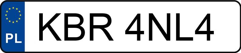 Numer rejestracyjny KBR 4NL4 posiada RENAULT MASCOTT - KBR4NL4