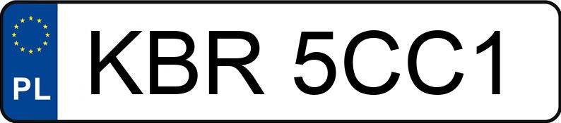 Numer rejestracyjny KBR 5CC1 posiada SEAT Ibiza 1.6 MR`00 6K Signo - KBR5CC1