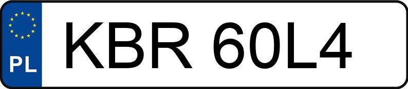 Numer rejestracyjny KBR 60L4 posiada PEUGEOT 307 SW - KBR60L4