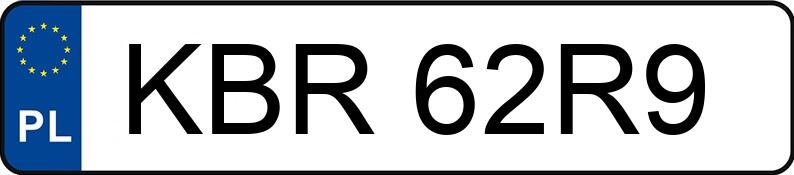 Numer rejestracyjny KBR 62R9 posiada BMW 525 Diesel Kat. MR`01 E39 525 Diesel Kat. MR`01 E39 - KBR62R9