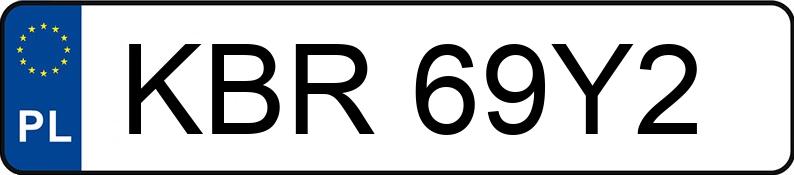 Numer rejestracyjny KBR 69Y2 posiada SUBARU FORESTER - KBR69Y2