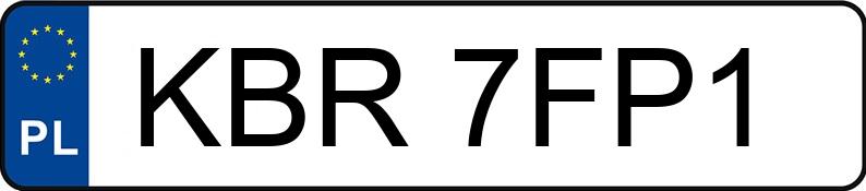 Numer rejestracyjny KBR 7FP1 posiada AUDI A4 - KBR7FP1