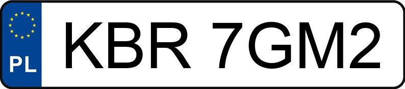 Numer rejestracyjny KBR 7GM2 posiada MITSUBISHI Lancer 1.6 MR`11 E5 Sportback Inform - KBR7GM2