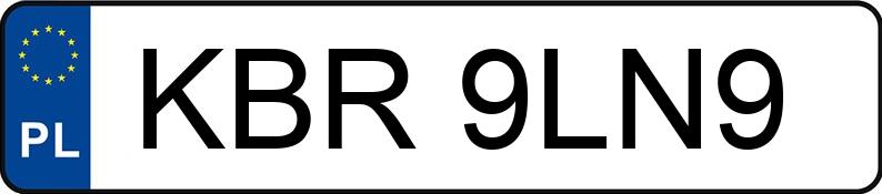 Numer rejestracyjny KBR 9LN9 posiada FORD FIESTA - KBR9LN9
