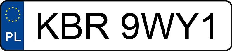 Numer rejestracyjny KBR 9WY1 posiada BMW 320D - KBR9WY1 Numer rejestracyjny KBR 9WY1 posiada BMW 320D - KBR9WY1
