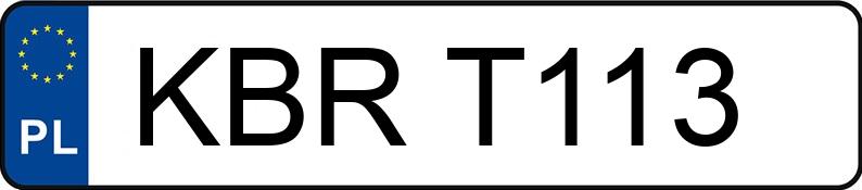 Numer rejestracyjny KBR T113 posiada FIAT UNO - KBRT113