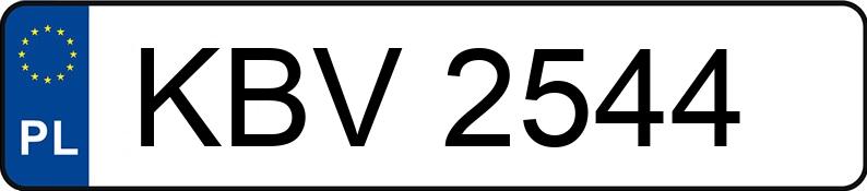 Numer rejestracyjny KBV 2544 posiada TRABANT 601 0.6 S - KBV2544