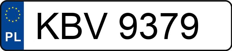 Numer rejestracyjny KBV 9379 posiada FSO 1500 ME - KBV9379