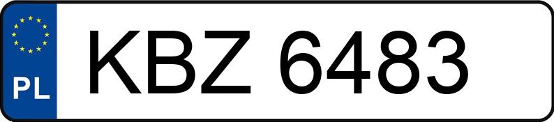 Numer rejestracyjny KBZ 6483 posiada POLSKI FIAT 126P - KBZ6483 Numer rejestracyjny KBZ 6483 posiada POLSKI FIAT 126P - KBZ6483
