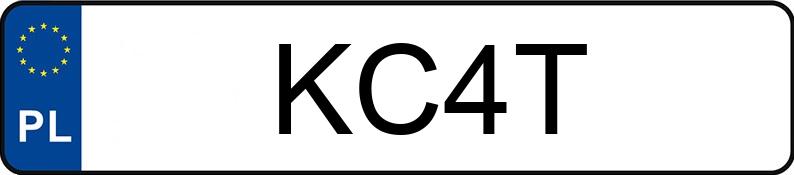 Numer rejestracyjny KC 4T posiada JEEP Wrangler Unlimited JL MR`19 E6d Sahara - KC4T