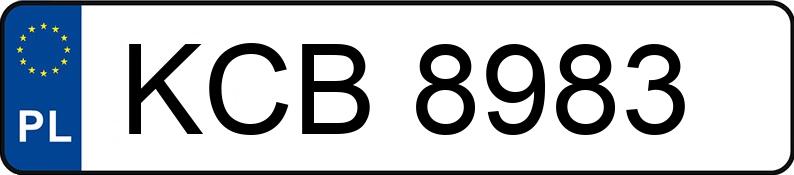 Numer rejestracyjny KCB 8983 posiada MERCEDES-BENZ 300 D - KCB8983