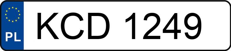 Numer rejestracyjny KCD 1249 posiada FSO Polonez Truck 2.3t 1.5 - KCD1249