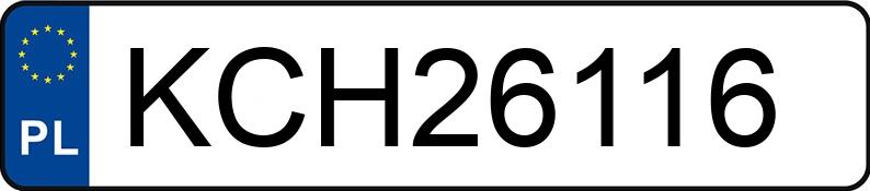 Numer rejestracyjny KCH 26116 posiada BMW 330I - KCH26116