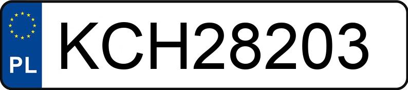 Numer rejestracyjny KCH 28203 posiada BMW 745I - KCH28203