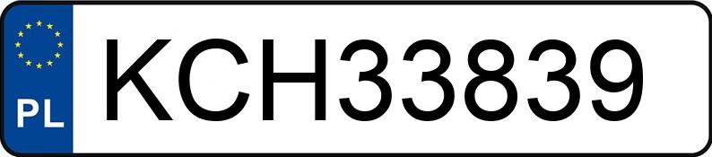 Numer rejestracyjny KCH 33839 posiada SKODA SUPERB - KCH33839