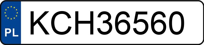 Numer rejestracyjny KCH 36560 posiada TOYOTA TOYOTA C-HR - KCH36560