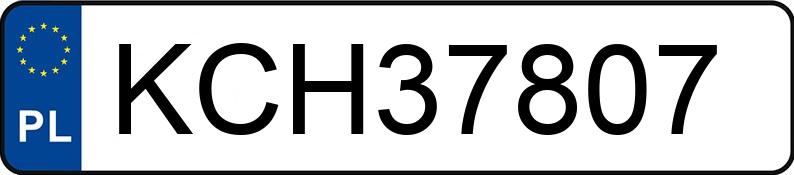 Numer rejestracyjny KCH 37807 posiada AUDI A5 SPORTBACK - KCH37807