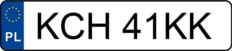 Numer rejestracyjny KCH 41KK posiada FIAT PUNTO - KCH41KK