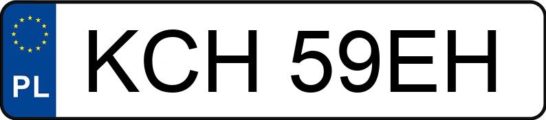 Numer rejestracyjny KCH 59EH posiada FIAT 126 - KCH59EH