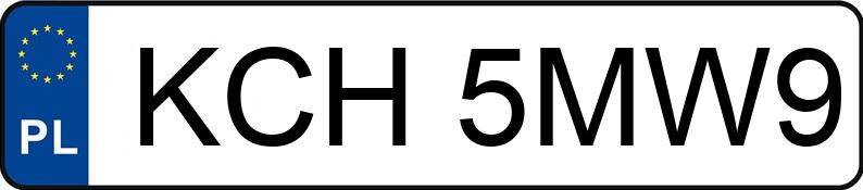 Numer rejestracyjny KCH 5MW9 posiada OPEL ASTRA-G - KCH5MW9 Numer rejestracyjny KCH 5MW9 posiada OPEL ASTRA-G - KCH5MW9