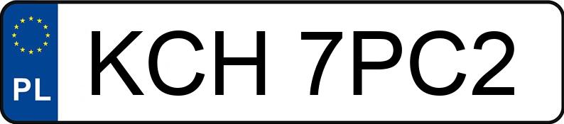 Numer rejestracyjny KCH 7PC2 posiada CITROEN Berlingo 1.9 Diesel Kat. MR`96 2.0t (800kg) - KCH7PC2
