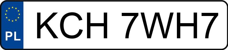 Numer rejestracyjny KCH 7WH7 posiada BMW X3 - KCH7WH7 Numer rejestracyjny KCH 7WH7 posiada BMW X3 - KCH7WH7