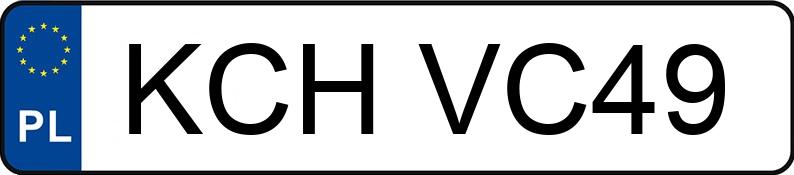 Numer rejestracyjny KCH VC49 posiada TOYOTA RAV4 - KCHVC49 Numer rejestracyjny KCH VC49 posiada TOYOTA RAV4 - KCHVC49