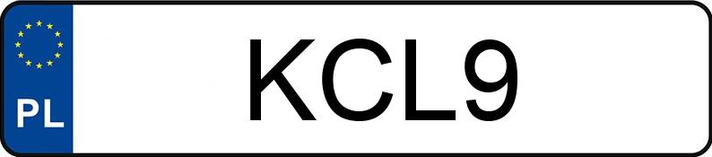 Il numero di registrazione KCL 9 ha CHEVROLET (USA) Equinox MR`18 E6 LS 4WD - KCL9