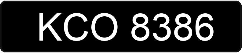 Numer rejestracyjny KCO 8386 posiada FSO Polonez Truck MR`93 2.3t 1.6 - KCO8386