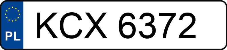 Numer rejestracyjny KCX 6372 posiada Škoda 120 - KCX6372