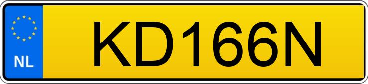 Numer rejestracyjny KD166N posiada HONDA CIVIC 3 DR