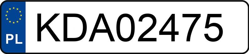 Numer rejestracyjny KDA 02475 posiada RENAULT T 480 - KDA02475