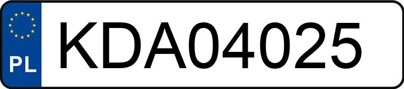 Numer rejestracyjny KDA 04025 posiada SUZUKI GRAND VITARA - KDA04025