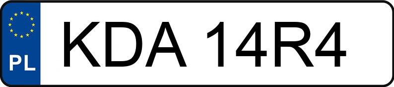 Numer rejestracyjny KDA 14R4 posiada BMW X3 - KDA14R4 Numer rejestracyjny KDA 14R4 posiada BMW X3 - KDA14R4