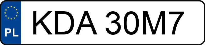 Numer rejestracyjny KDA 30M7 posiada SUZUKI VITARA - KDA30M7