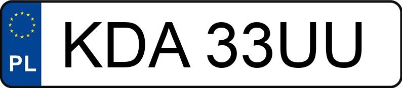 Numer rejestracyjny KDA 33UU posiada MERCEDES-BENZ 515 - KDA33UU