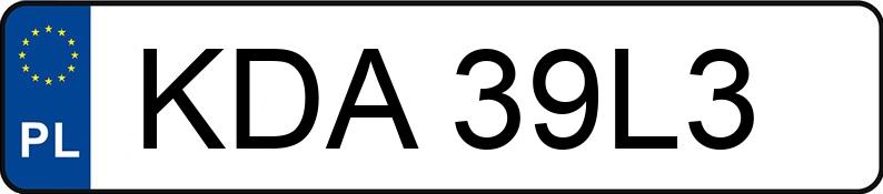 Numer rejestracyjny KDA 39L3 posiada HONDA CR-V 2.2 CTDi MR`07 E4 Comfort - KDA39L3