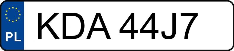 Numer rejestracyjny KDA 44J7 posiada AUDI A6 Avant 2.7 TDi MR`09 E4 4F A6 Avant 2.7 TDi MR`09 E4 4F - KDA44J7
