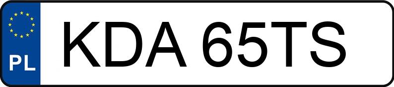 Numer rejestracyjny KDA 65TS posiada BMW 318i Kat. E36 318i Kat. E36 - KDA65TS