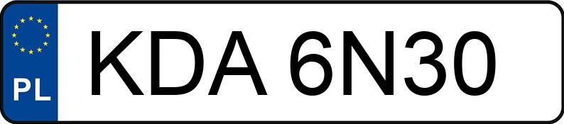 Numer rejestracyjny KDA 6N30 posiada BMW 318 - KDA6N30 Numer rejestracyjny KDA 6N30 posiada BMW 318 - KDA6N30