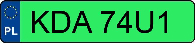 Numer rejestracyjny KDA 74U1 posiada CITROEN E-C4 MR`20 E-Series 54kWh - KDA74U1