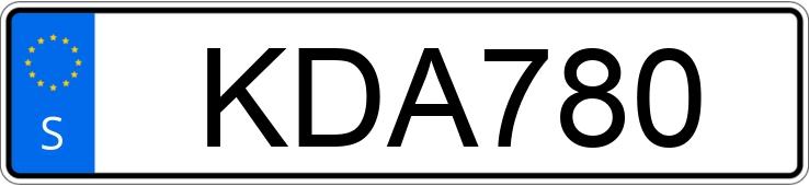 Numer rejestracyjny KDA780 posiada Mitsubishi Lancer Sportback 1.8