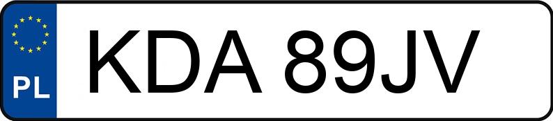 Numer rejestracyjny KDA 89JV posiada TOYOTA AVENSIS - KDA89JV
